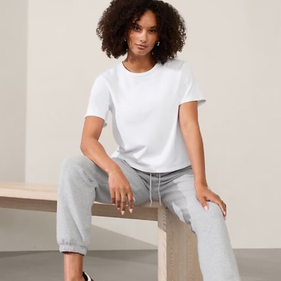 Athleta Essential White Tee - Picture 1 of 7